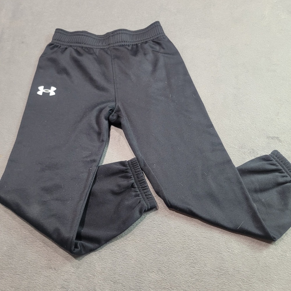 Under Armour Kids Black Joggers Athletic Sweatpants Size 6 UAFHI45E-621